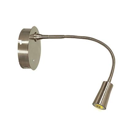 EPIPHANIE 1 Light Wall Task Light In Brushed Steel 70003LED-BS